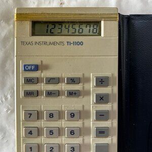 Texas Instrument Calculator TI-1100 VTG